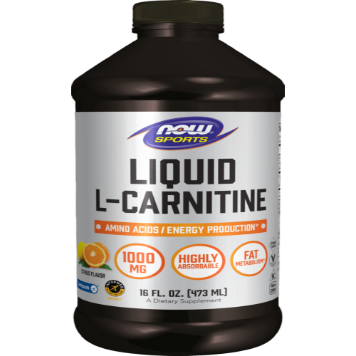 NOW, Liquid L-Carnitine 1000 mg Citrus 16 fl oz