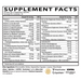 Longevity Multi 120 Capsules by Neurobiologix Supplement Facts Label