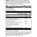 Supplement Facts for Cranberry Complex M1230, Revision 01.