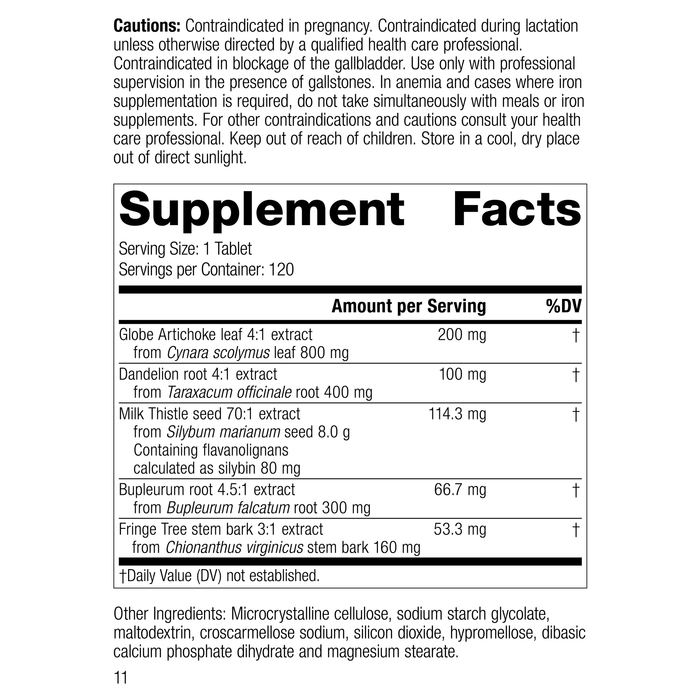 Livton® Complex, Rev 10 Supplement Facts