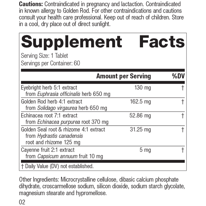 Rev 01 Supplement Facts Image