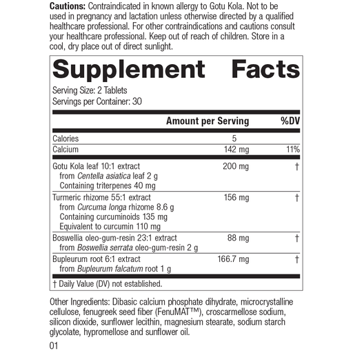 NeuroRegenex Nutrients and Ingredients 