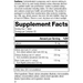 supplement fact label