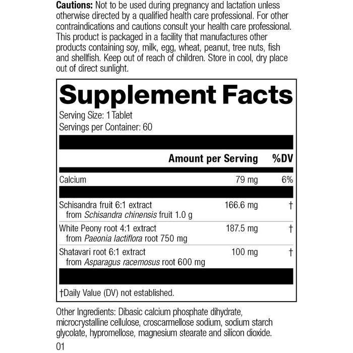 FemCo, 60 Tablets, Rev 01 Supplement Facts