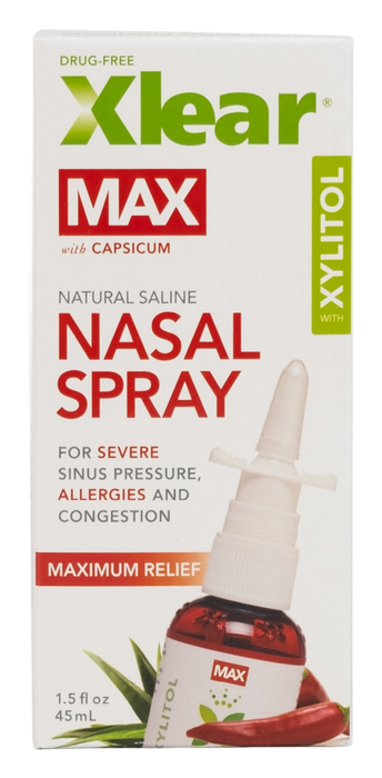 MAX Nasal Spray with Capsicum 1.5 fl oz by Xlear