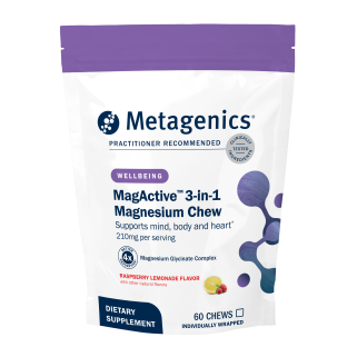 MagActive 3-in1 Magnesium Chew Raspberry Lemonade by Metagenics 60