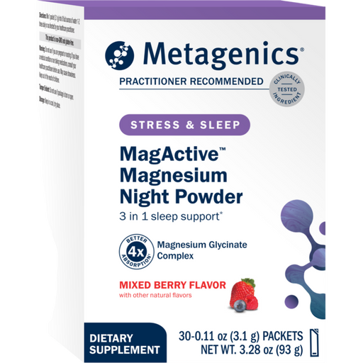 MagActive Magnesium Night Powder 30 Servings by Metagenics