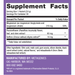 MagActive Magnesium Night Powder 30 Servings by Metagenics supplement facts label
