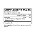 Magnesium Glycinate Complex 100mg 100 Capsules by Neurobiologix Supplement Facts Label