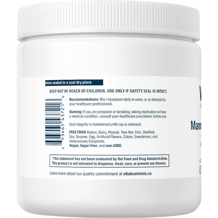 Mannose Powder recommendations label