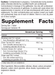 Vitanox®, 40 Tablets, Rev 06 Supplement Facts