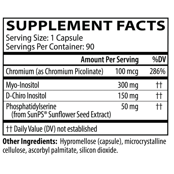 Metabolic Stimulator 90 Capsules by Neurobiologix Supplement Facts