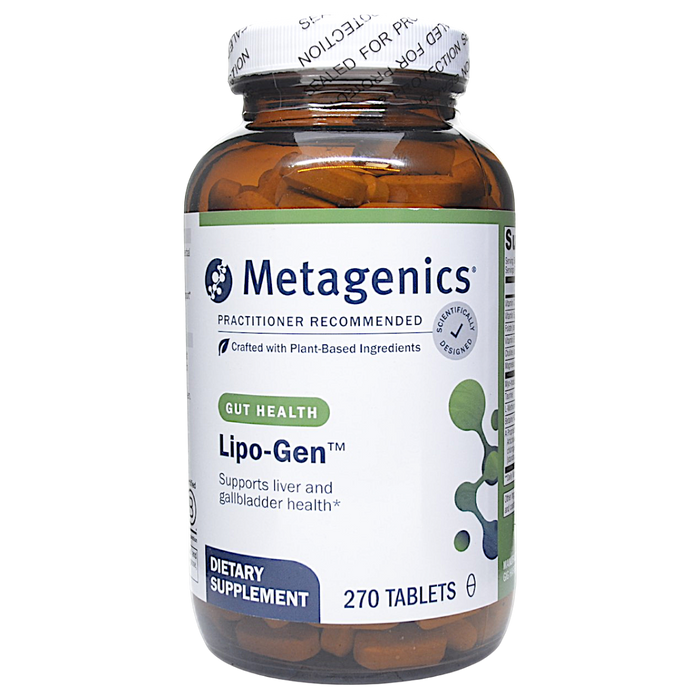 Bottle of Metagenics' Lipo-Gen 270 Tablets