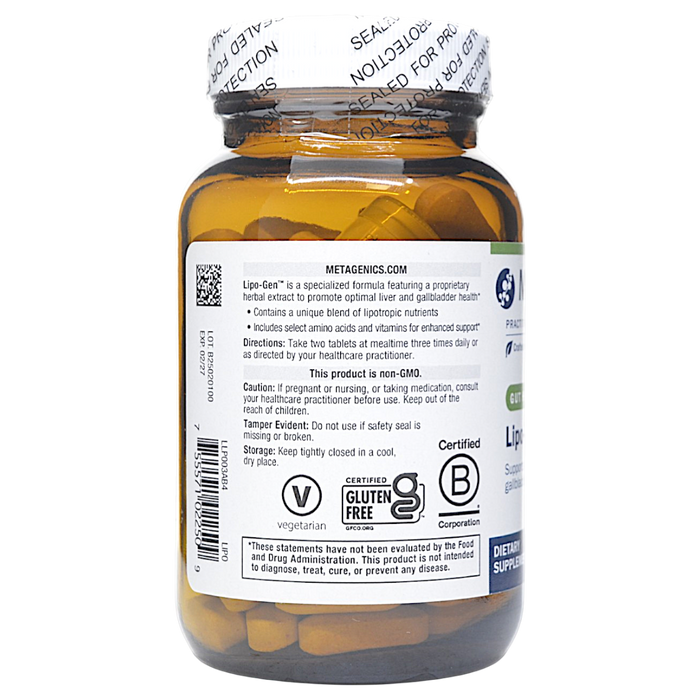 Metagenics' Lipo-Gen 90 Tablets Suggested Use