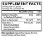 Methyl Folate Plus 90 Capsules by Neurobiologix Supplement Facts Label