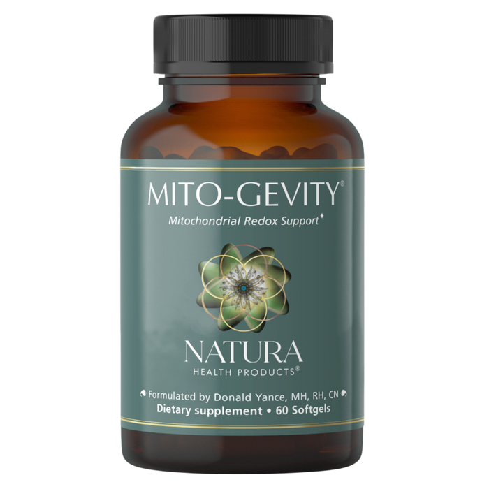 Mito-Gevity Mitochondrial Redox Support 60 Softgels by Natura Health Products