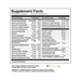 Mito Multi 120 Capsules by Inwell Biosciences supplement facts label 