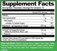 Mood Magnesium Gummies with Ashwagandha & L-Theanine, Green Apple 30 Gummies by Natural Stacks supplement facts label 