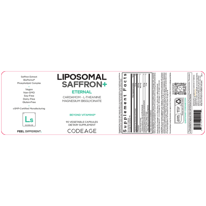 Multi Collagen+ 180 Capsules by CodeAge information label
