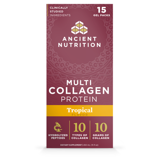 Multi Collagen Protein Gel Packs, Tropical 15 Packs by Ancient Nutrition