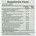 Mushroom Synergy 180 Capsules by Natura Health Products
 Supplement Facts Label
