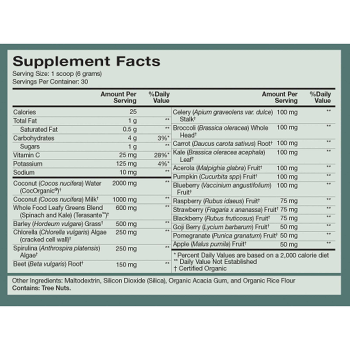 N-Liven 30 Servings by Natura Health Products Supplement Facts