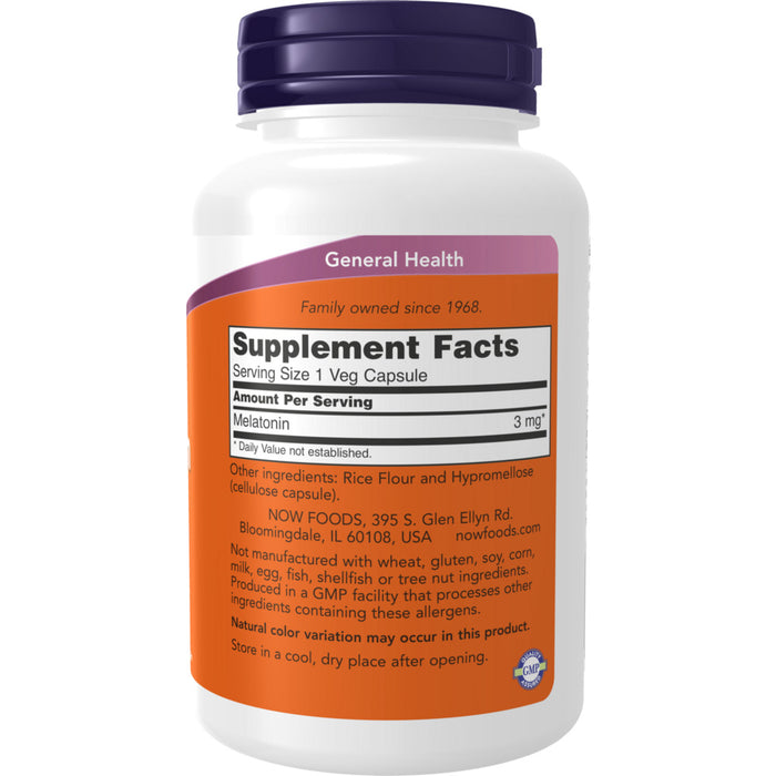 Supplement bottle with orange label and purple cap on a white background