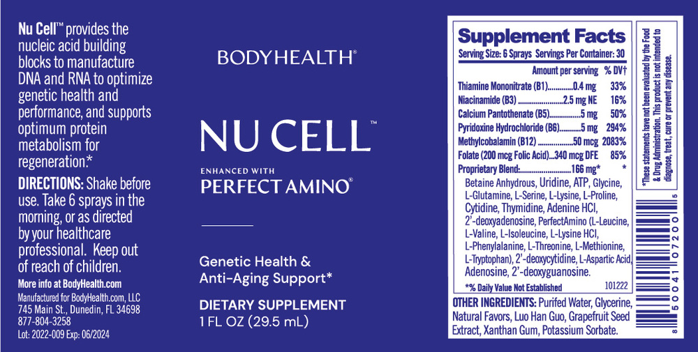 NU Cell by BodyHealth recommendations