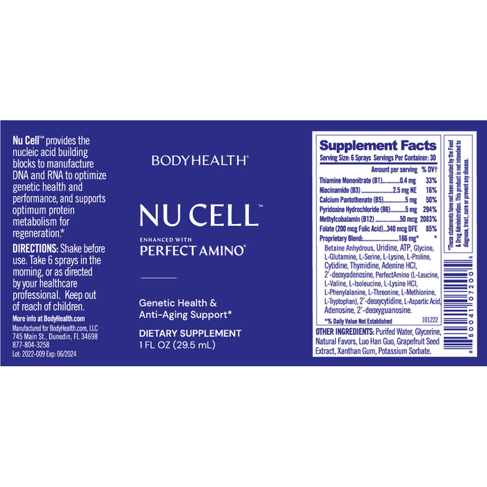 NU Cell by BodyHealth recommendations