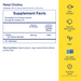 Natal Choline 60 Capsules by Ritual supplement facts label

