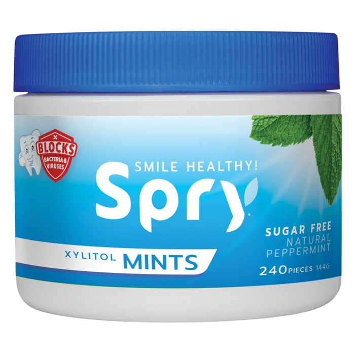 Natural Xylitol Mints by Xlear Peppermint
