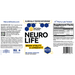 Neuro Life 60 Capsules by Natural Stacks  supplement facts label and recommendations label