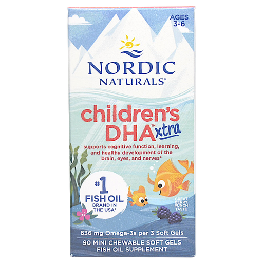 Box of Nordic Naturals' Children's DHA Xtra 90 softgels