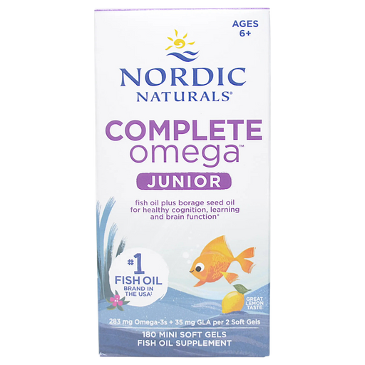 Box of Nordic Naturals' Complete Omega Junior 180 mini softgels