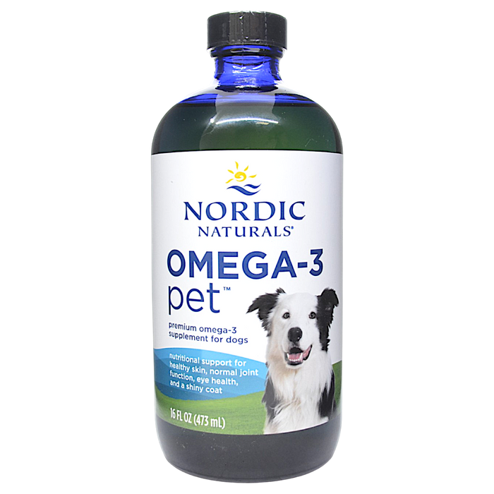 Bottle of Nordic Naturals' Omega-3 Pet 16 fl oz