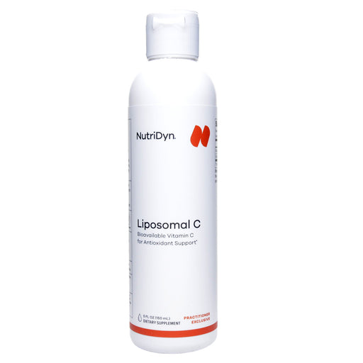 NutriDyn Liposomal C supplement bottle on a white background