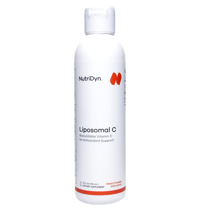 NutriDyn Liposomal C supplement bottle on a white background