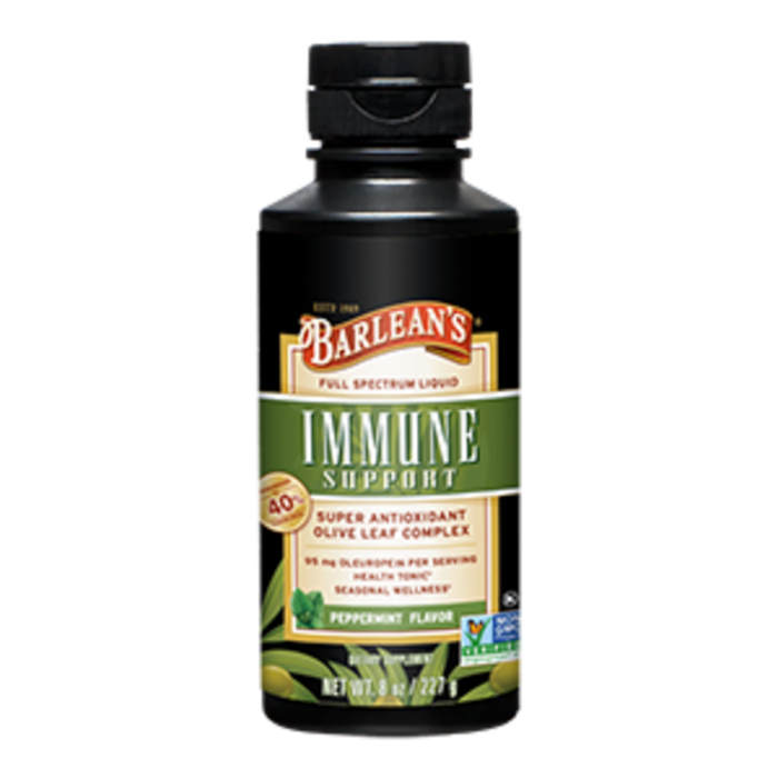 Olive Leaf Complex Peppermint by Barlean's Organic Oils 8 oz