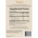 Omega DHA+ 60 Softgels by WeNatal supplement facts label
