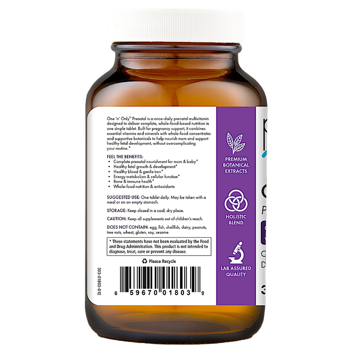 One 'n' Only PreNatal 30 tablets by Pure Essence