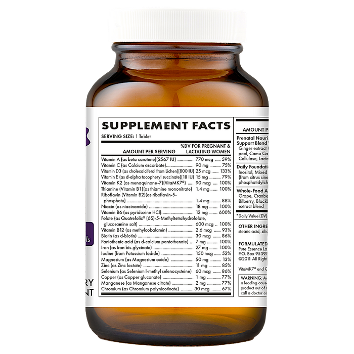 One 'n' Only PreNatal 30 tablets by Pure Essence