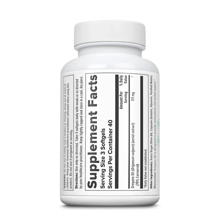 Oregano Oil 120 softgels by BioGenesis