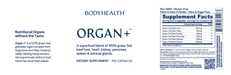 Organ BodyHealth Description Label