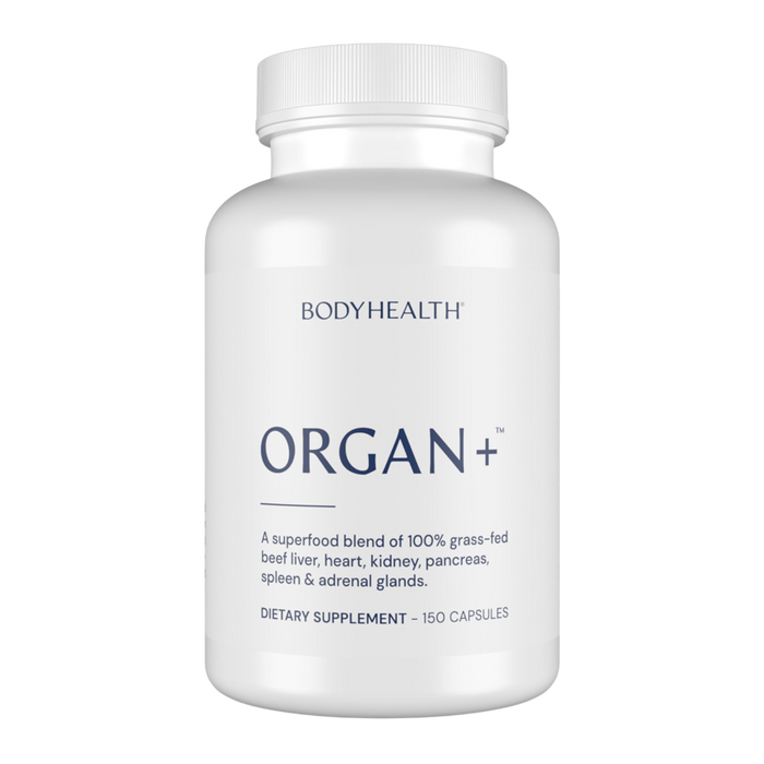 Organ+ by bodyhealth 150 capsules front packaging