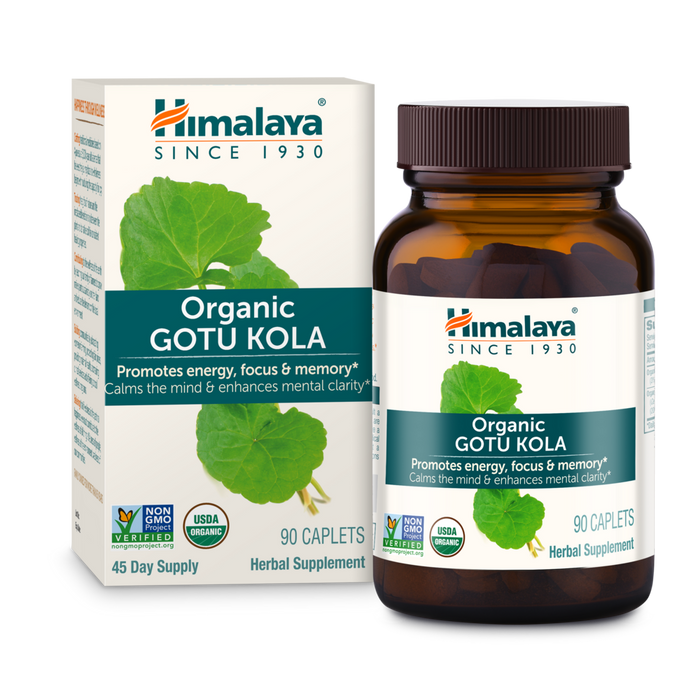 OrganicGotu  Kola 90 Caplets by Himalaya Wellness