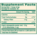 Organic Ashwagandha Root Powder 45 Servings by Himalaya Wellness  supplement facts label
