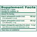 Organic Ashwagandha by Himalaya Wellness 30 supplement facts label
 