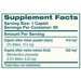 Organic Bitter Melon 60 Caplets by Himalaya Wellness supplement facts label

