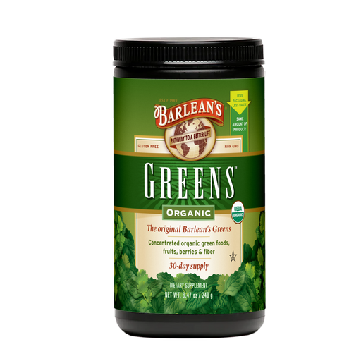 Organic Greens 240 grams by Barlean's Organic Oils 