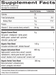Organic Greens 240 grams by Barlean's Organic Oils supplement facts label